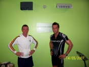 Anthony Kumpen en Bert Longin trainen op het Topsport ABC te Leuven